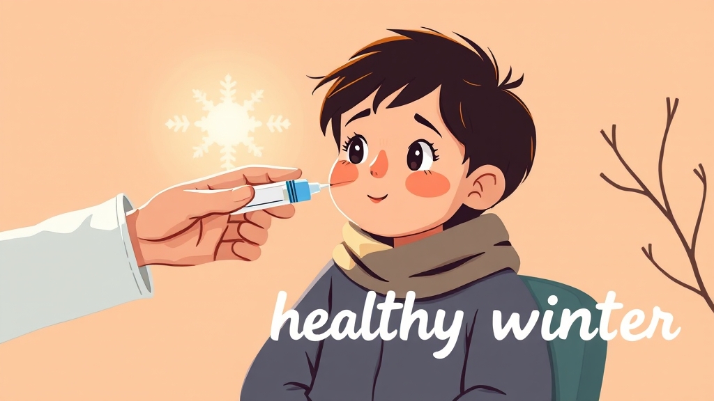 독감 예방접종, 왜 중요할까요? (illustration 스타일)