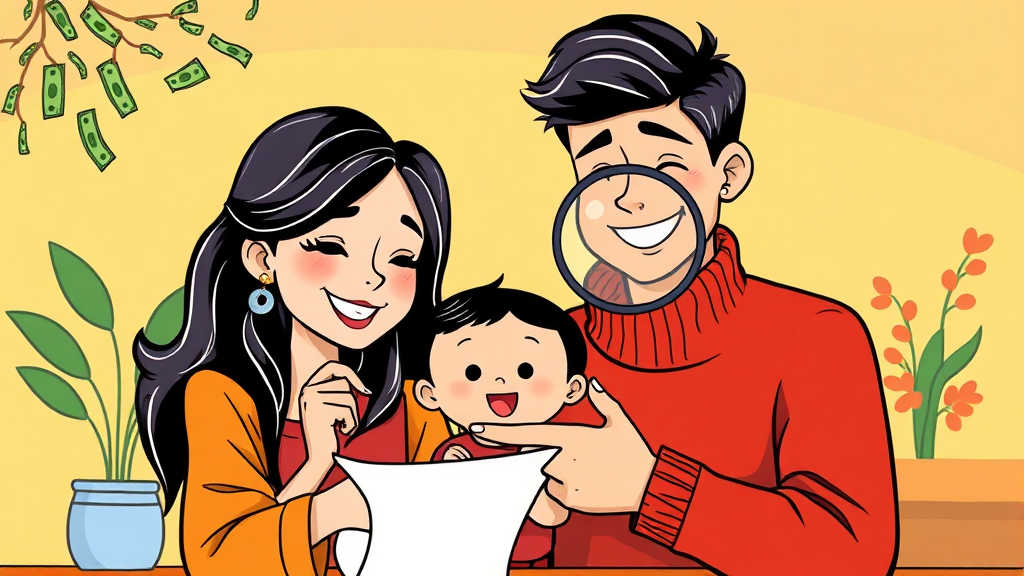 가족 간 계좌이체 시 주의사항 (cartoon 스타일)