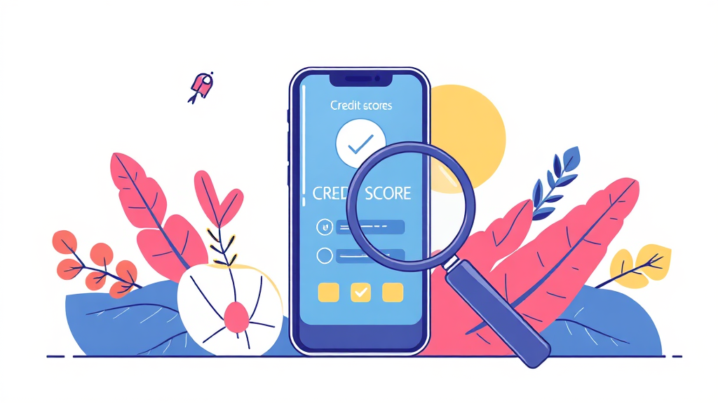 연체 기록 확인 방법 (illustration 스타일)