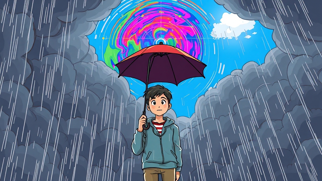 기상청 레이더 영상이란? (cartoon 스타일)