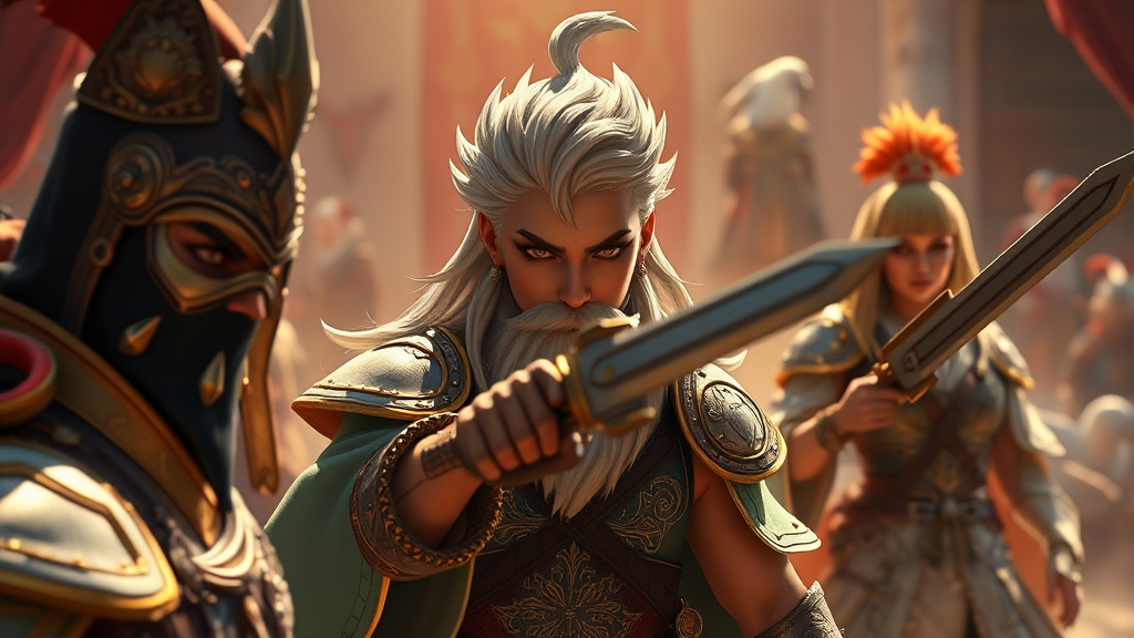 캐릭터 육성 꿀팁: 손해 없이 강해지는 비결 (realistic 스타일)