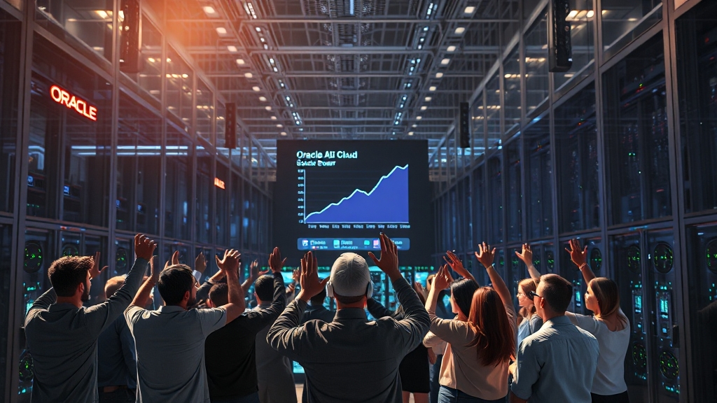 AI 및 클라우드 사업 성장 (realistic 스타일)