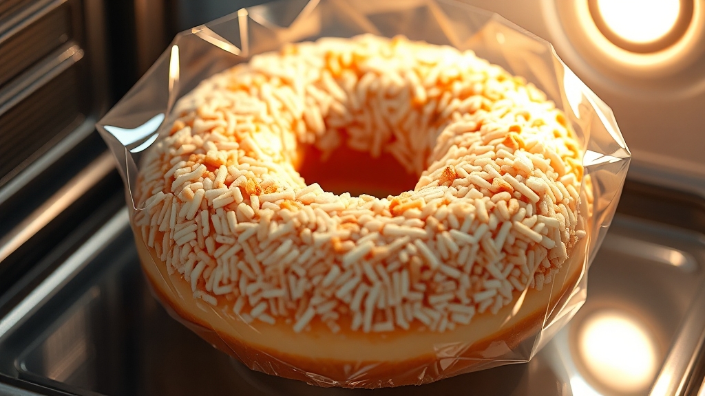 남은 도넛, 어떻게 보관해야 할까? (realistic 스타일)