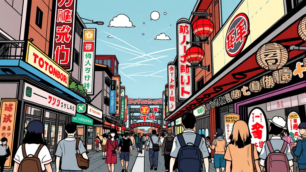 오사카 여행 안전, 지금 괜찮을까? (illustration 스타일)