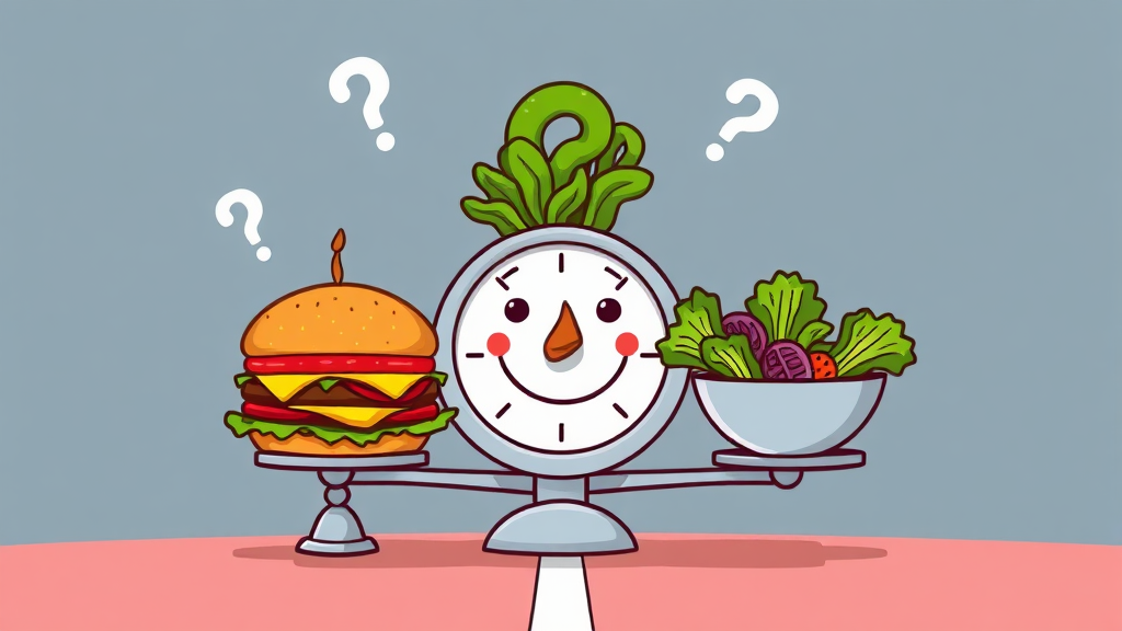 비만 관련 오해와 진실 (cartoon 스타일)