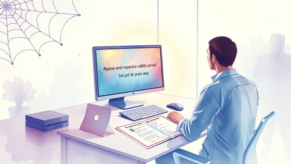 내 차 검사 기간, 어떻게 확인할까? (watercolor 스타일)