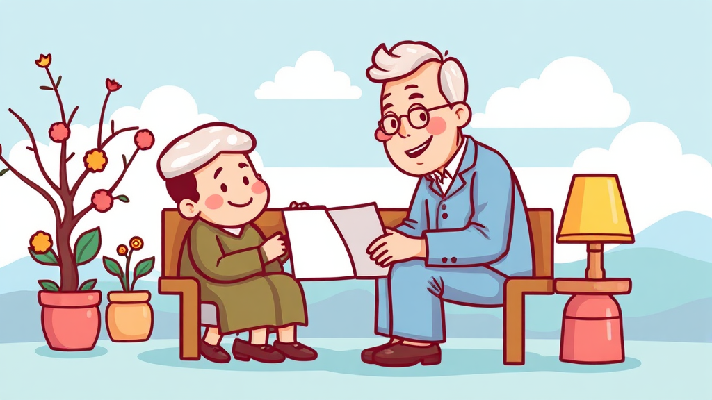 최대 1000만원까지! 국민연금 실버론 대출 한도와 이자율 (cartoon 스타일)