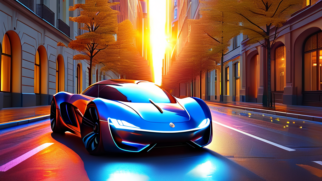 과학 기술의 발전: 우주 발견부터 자율주행까지 (realistic 스타일)