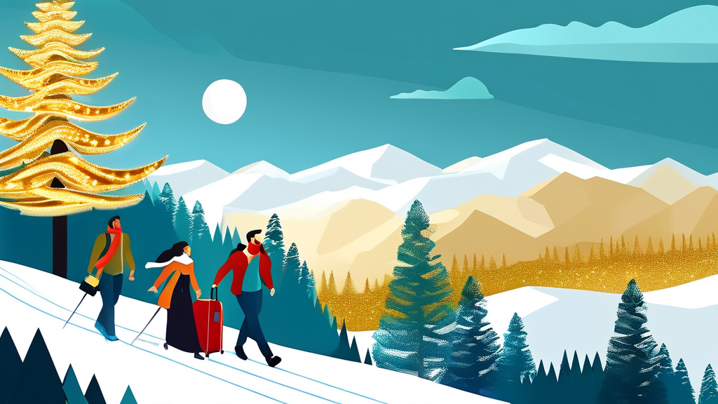 항공권 & 숙소 예약 전략 (illustration 스타일)