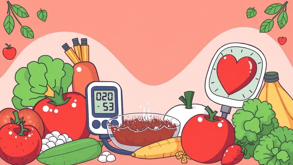 고혈압, 왜 저염 식단일까? (illustration 스타일)