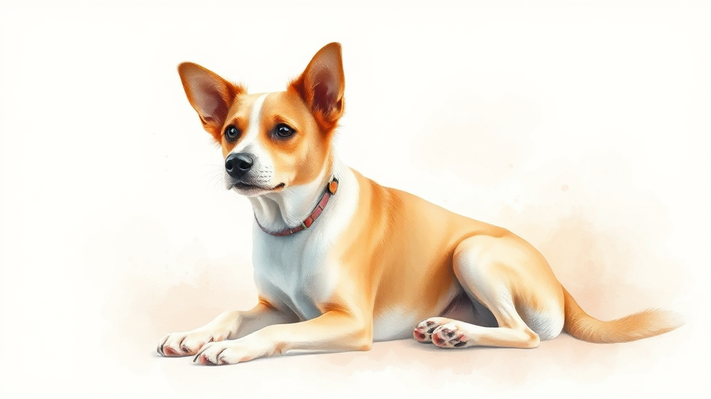 슬개골 탈구 등 특정 질환, 펫보험으로 든든하게 대비하기 (watercolor 스타일)