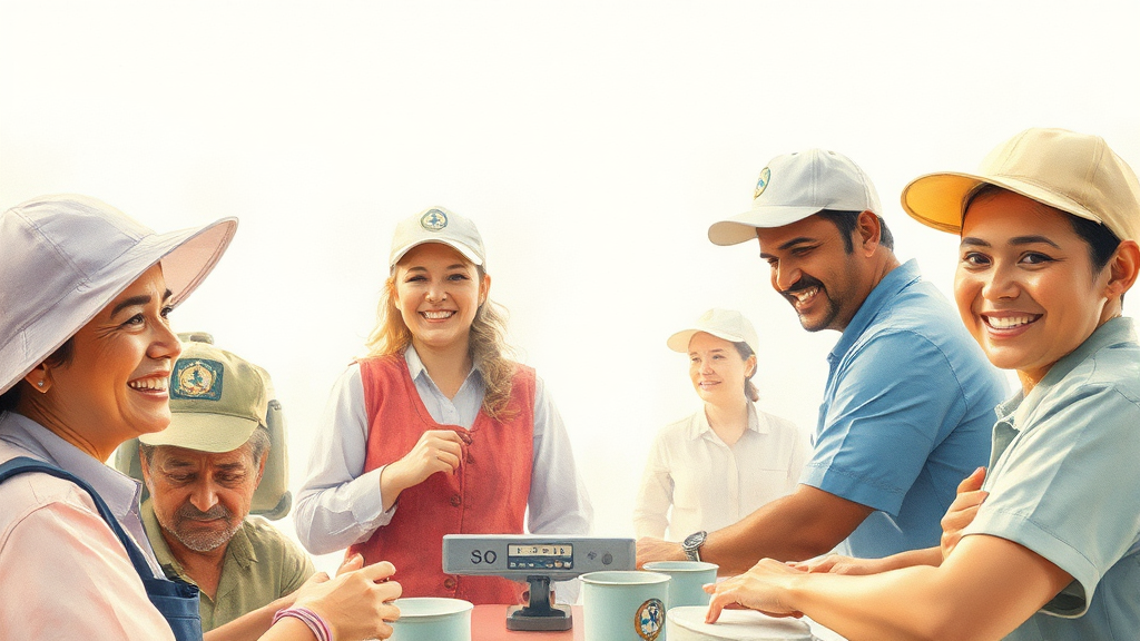 최저임금 인상 배경 및 과정 (watercolor 스타일)