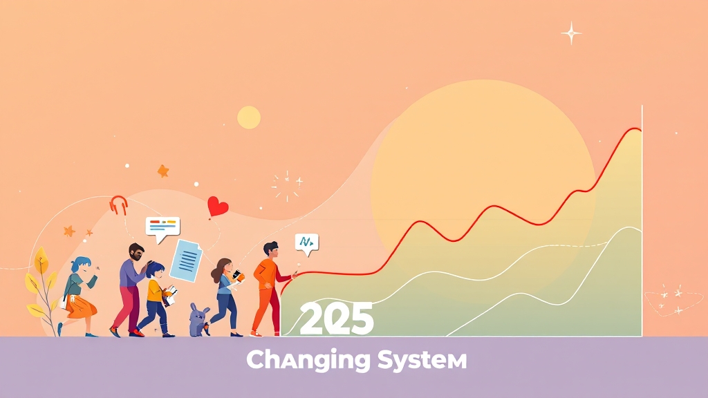 2025년 제도 개편 주요 내용 (illustration 스타일)