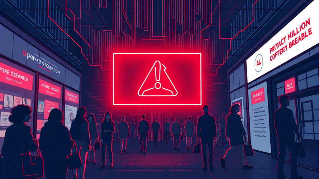 쿠팡 개인정보 유출 사건 (illustration 스타일)