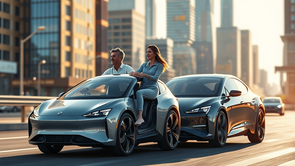 EV6 vs EV9: 가족을 위한 선택 (realistic 스타일)