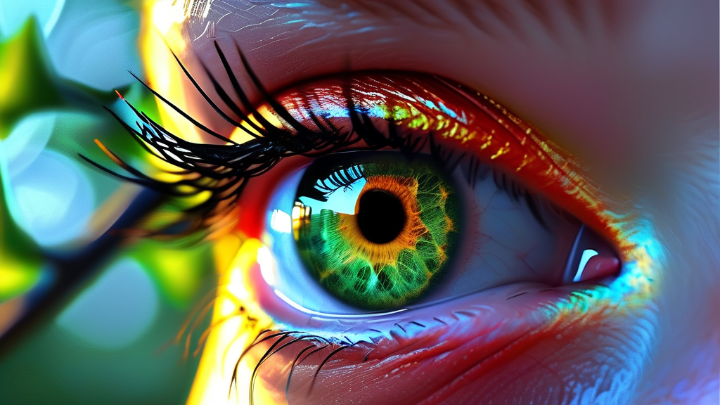 안구건조증과 함께 찾아오는 다른 안질환들 (realistic 스타일)