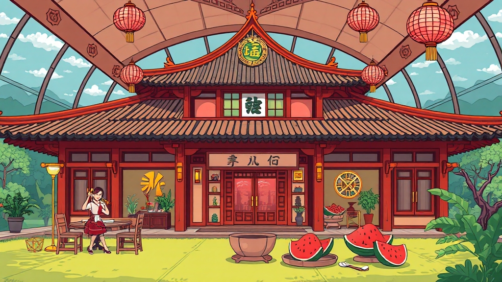 사양도CC 클럽하우스: 부대시설 이용 팁 (cartoon 스타일)