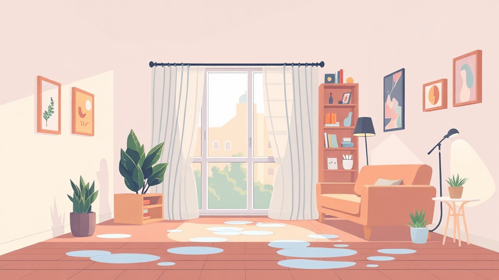 일상배상책임보험, 누수 사고 해결의 열쇠 (illustration 스타일)