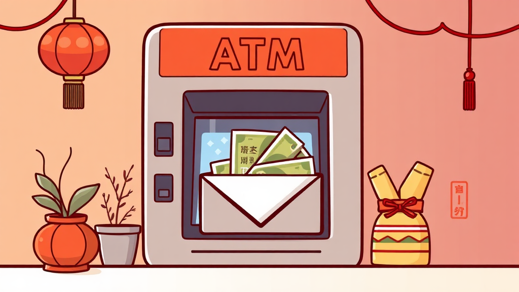 은행 방문 없이 신권 준비하는 방법 (cartoon 스타일)