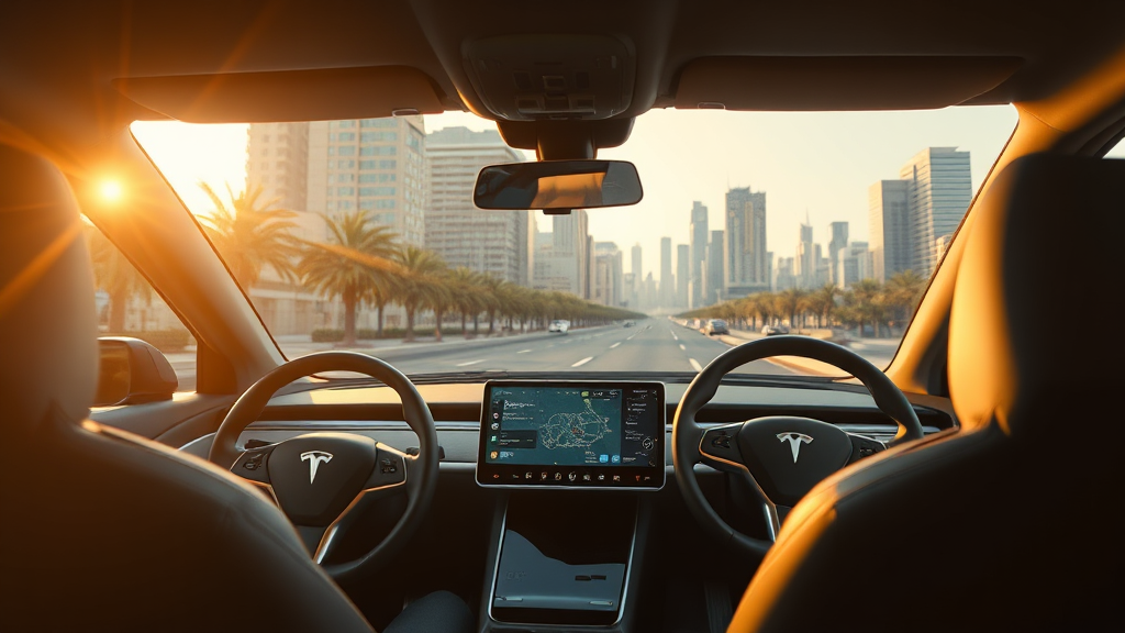 FSD 운전 패러다임 변화 (realistic 스타일)