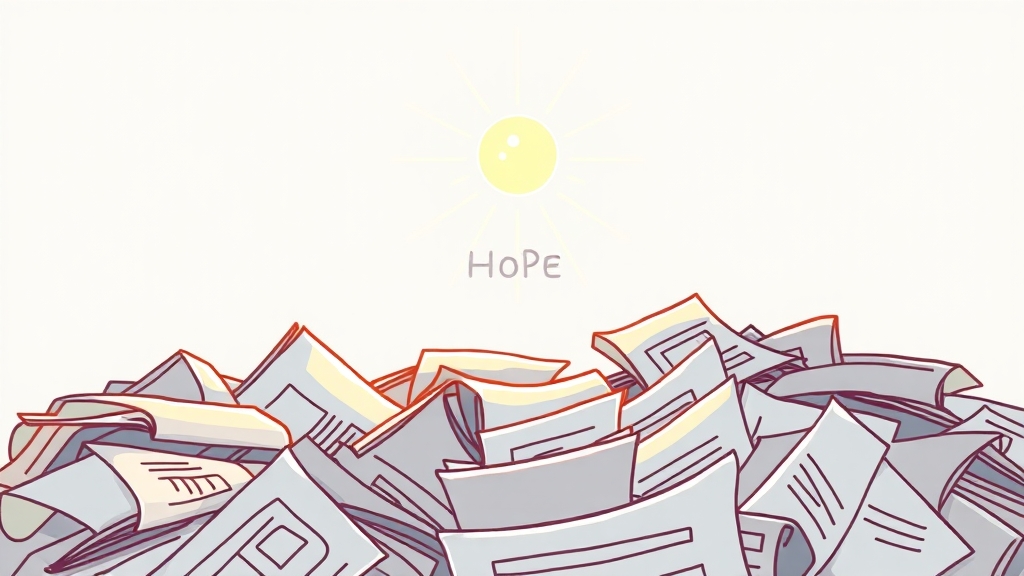 채무 감면, 어떻게 결정될까요? (illustration 스타일)