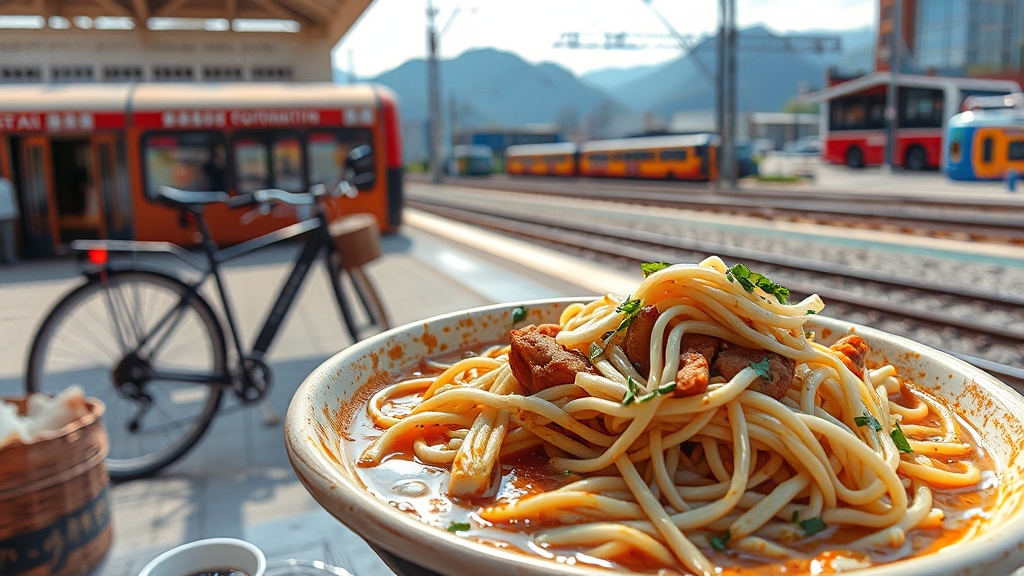 레일바이크 주변 맛집! (realistic 스타일)