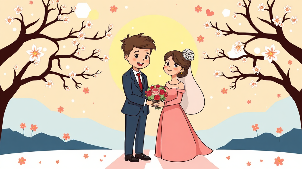 2026년, 결혼 자금 증여, 얼마까지 세금 없이 가능할까? (cartoon 스타일)