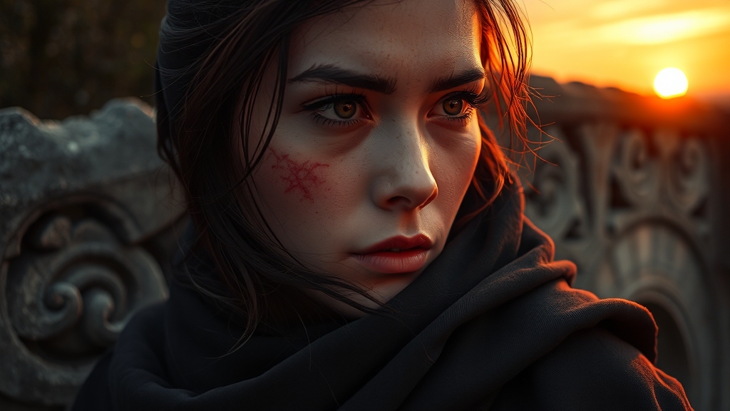 드라마 속 갈등과 복수, 결말 (realistic 스타일)