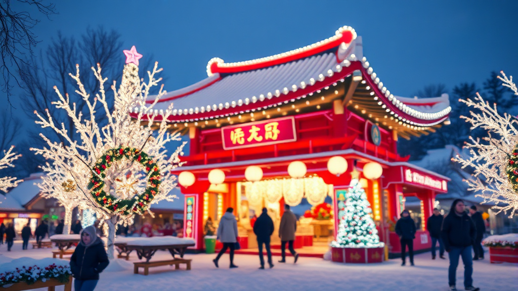 윈터 페스티벌 꿀팁 (realistic 스타일)