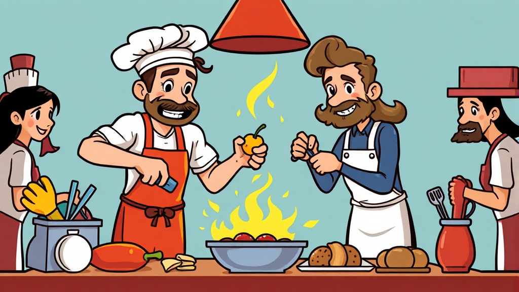 팀전 전략 비교: 흑수저 vs 백수저 (cartoon 스타일)