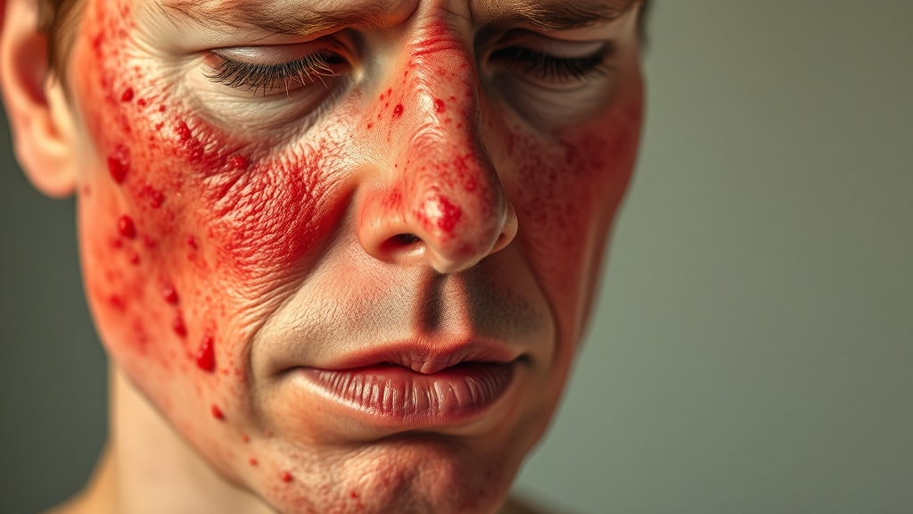 주사피부염이란? (realistic 스타일)