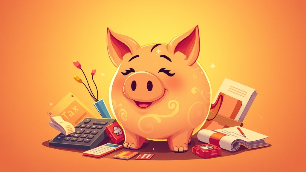 소득공제 및 세액공제 활용법 (illustration 스타일)