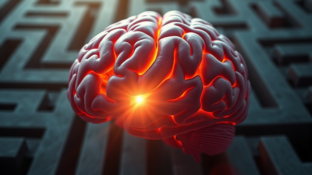 뇌암, 무엇일까요? (realistic 스타일)