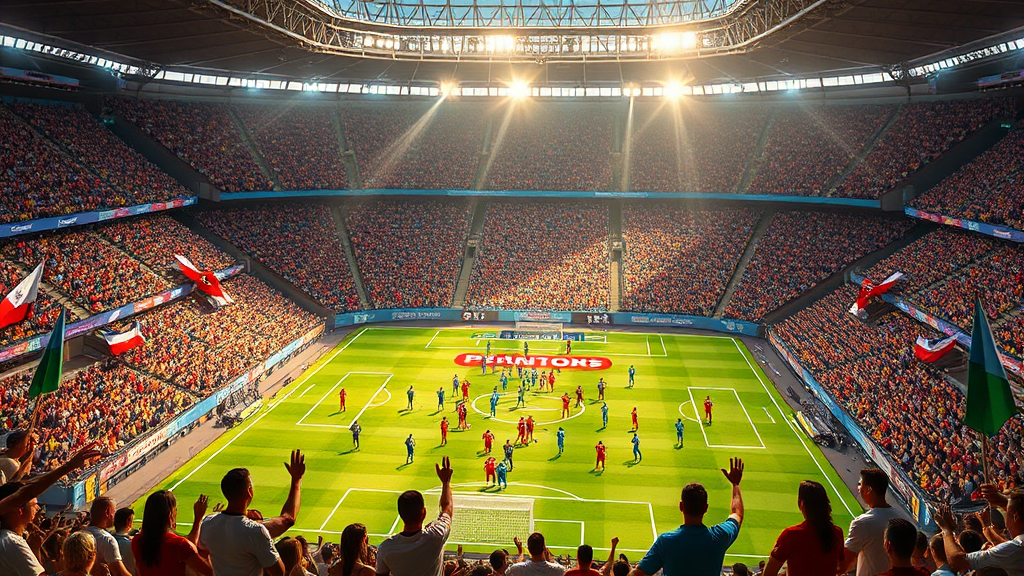 월드컵 경기 방식 및 특징 변화 (realistic 스타일)