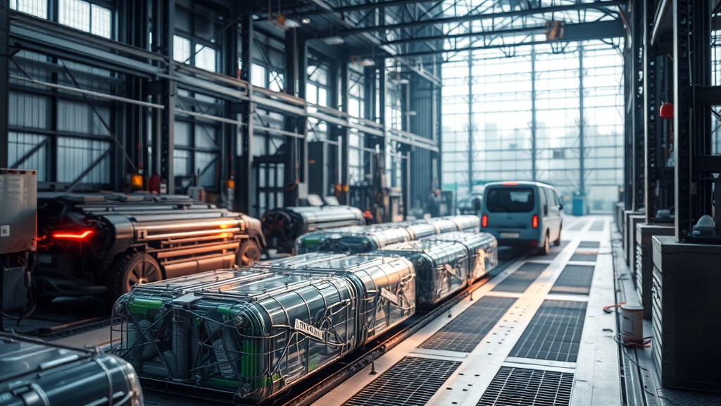 2차전지 산업 밸류체인 분석 (realistic 스타일)