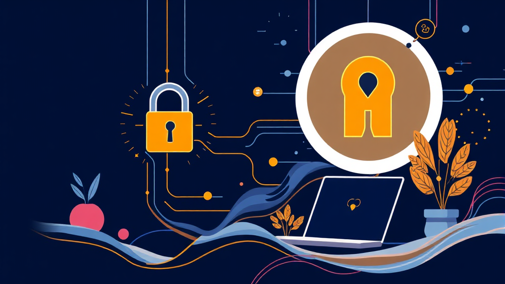 개인정보 보호 전문가 자격증 전망 (illustration 스타일)