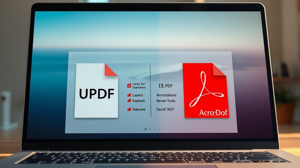 PDF 편집 프로그램 선택 가이드 (realistic 스타일)