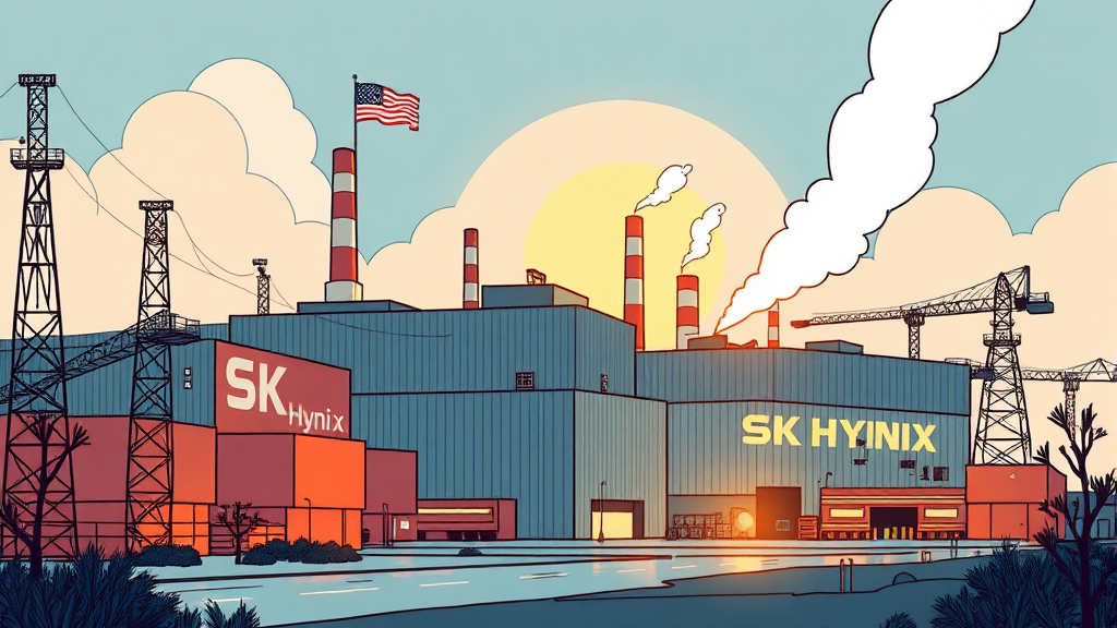 SK하이닉스 투자, 리스크는 없을까? (illustration 스타일)