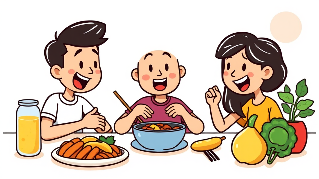 12시간 금식, 얼마나 지속해야 할까요? (cartoon 스타일)