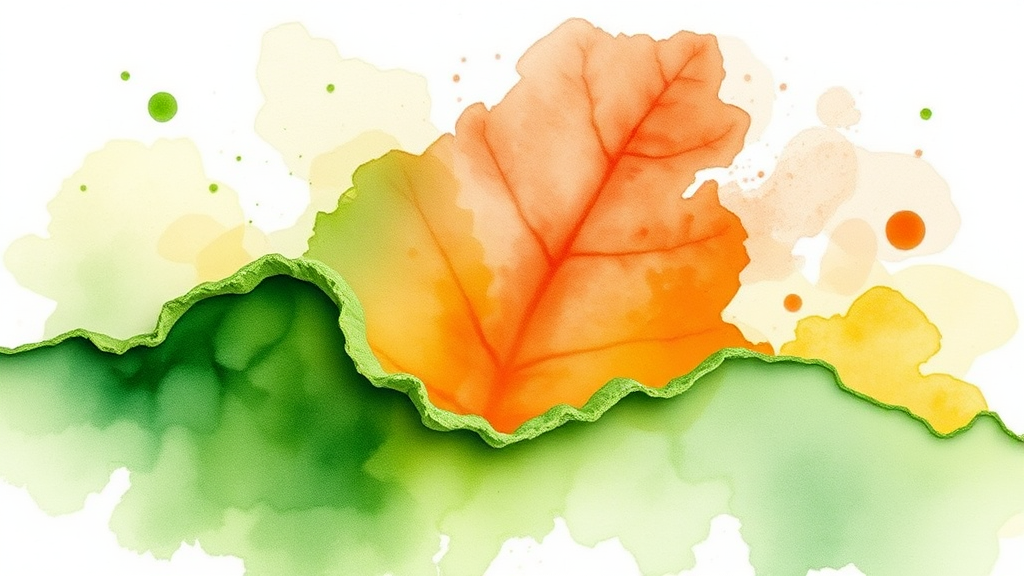 컬리케일 분말 효능 (watercolor 스타일)