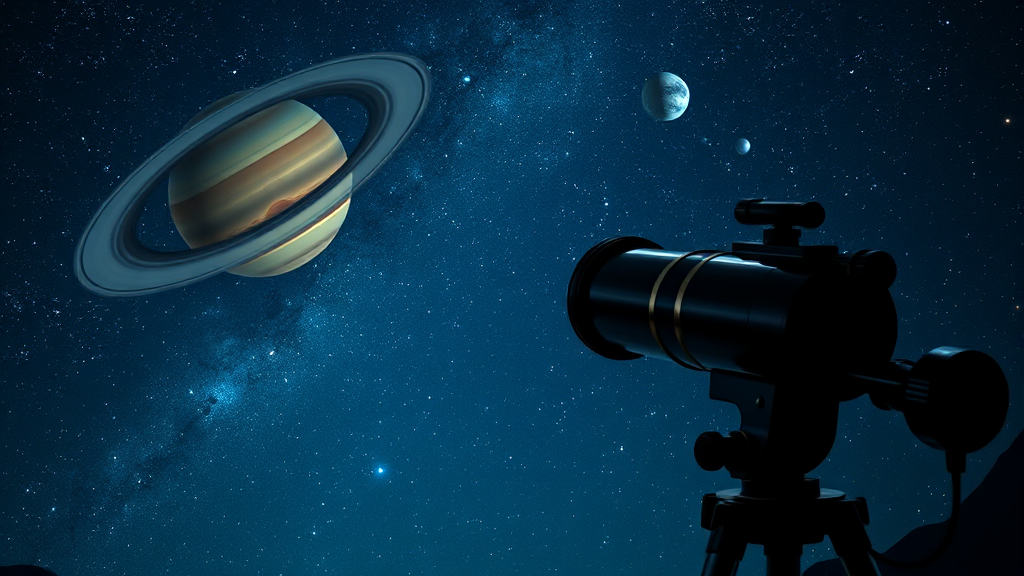 목성 외 다른 행성도 볼까? (realistic 스타일)