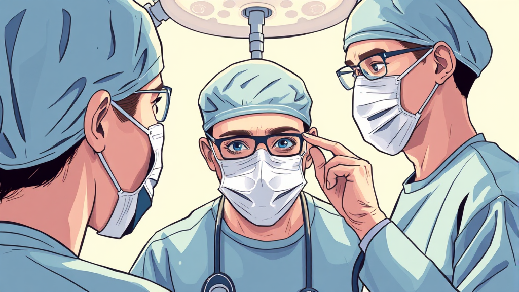 눈밑지방제거, 성공적인 결과를 위한 사전 점검 (illustration 스타일)