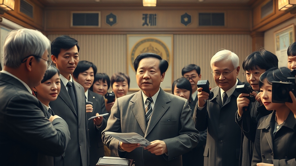 영화 메시지와 역사 인식 (realistic 스타일)