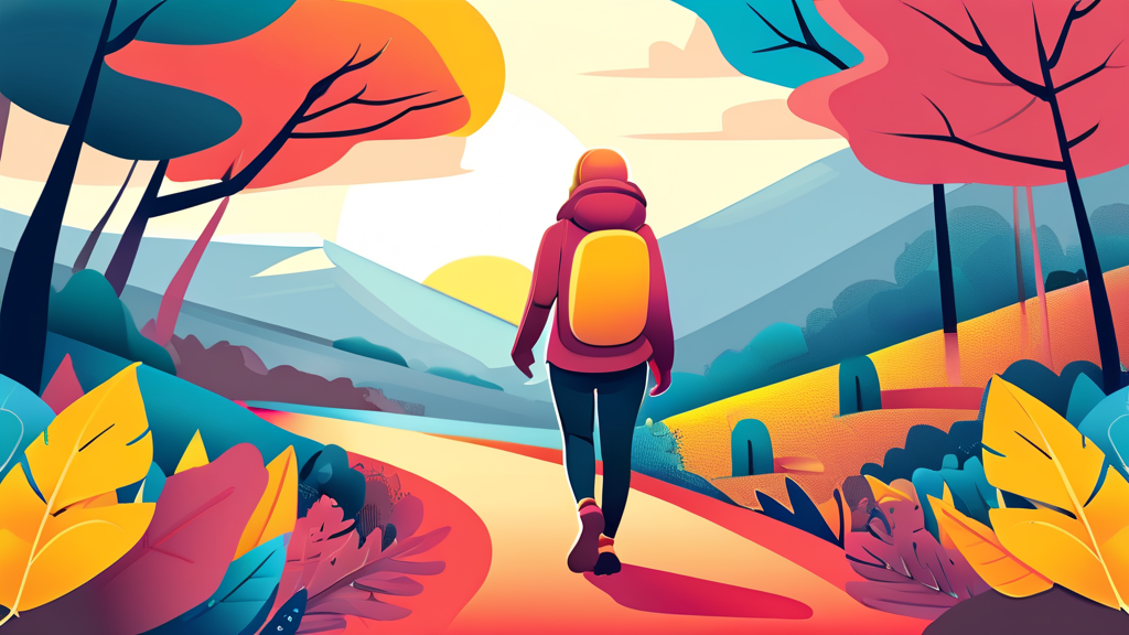 회복 여정에 힘이 되는 따뜻한 격려 (cartoon 스타일)