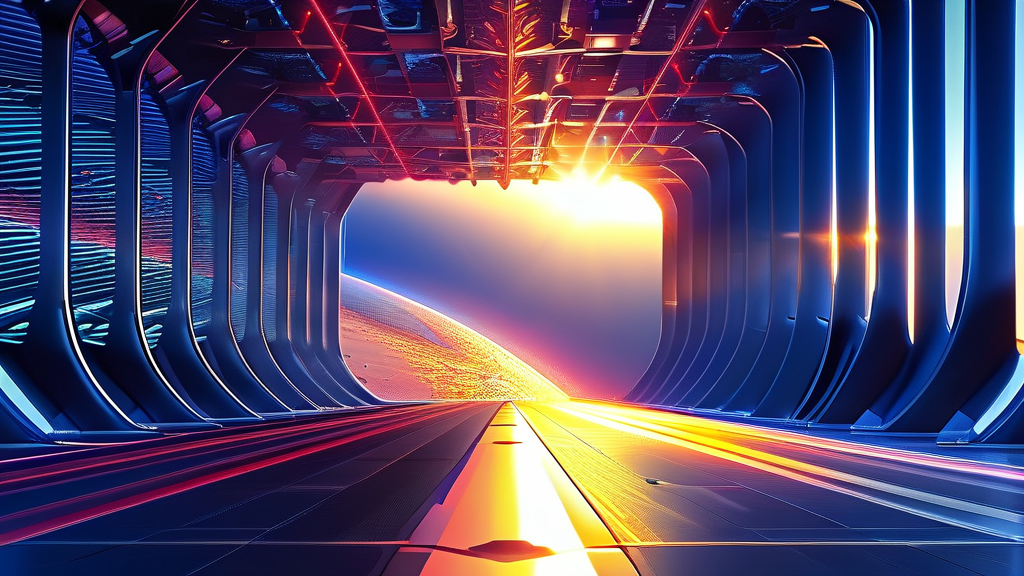 AI 기술 발전과 미래 전망 (realistic 스타일)