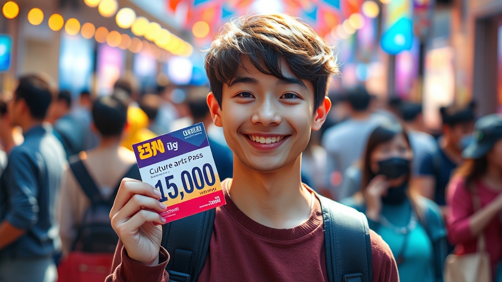 청년문화예술패스란? (realistic 스타일)