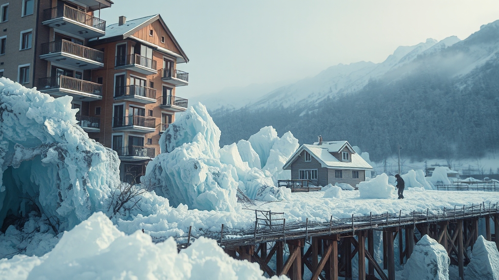 부동산 시장 현황 (realistic 스타일)