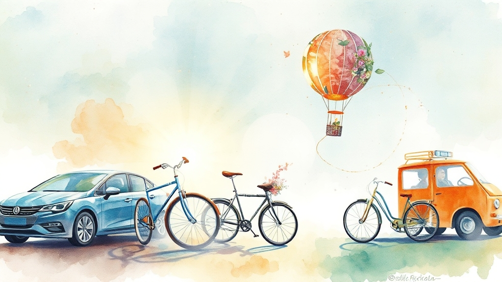 다양한 교통사고 꿈 (watercolor 스타일)