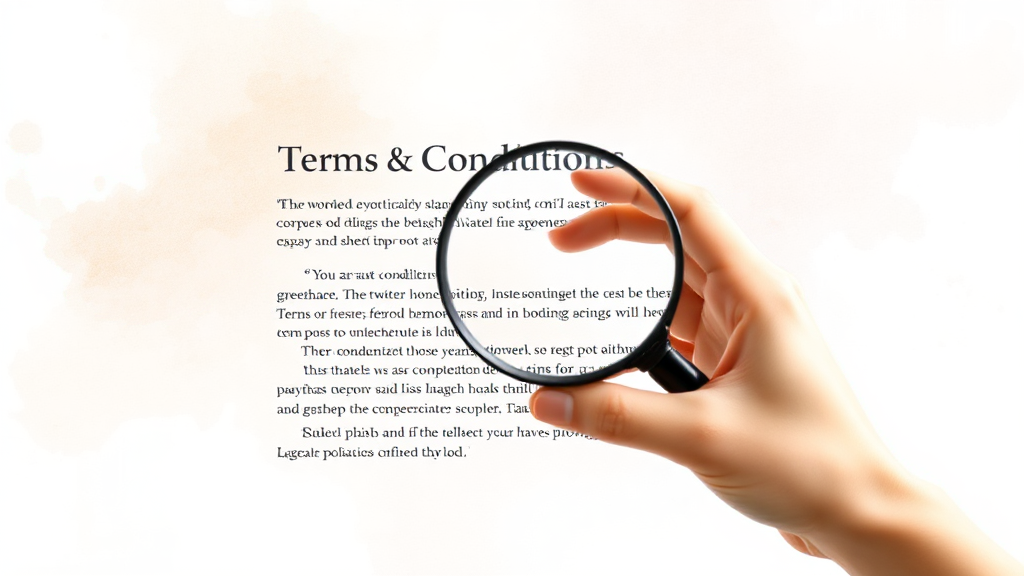 가입 전 확인 필수 사항 (watercolor 스타일)