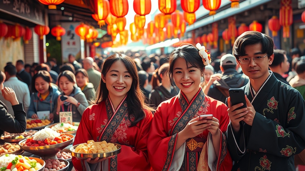 글로벌 축제로의 도약: 세계로 뻗어가는 김밥! (realistic 스타일)